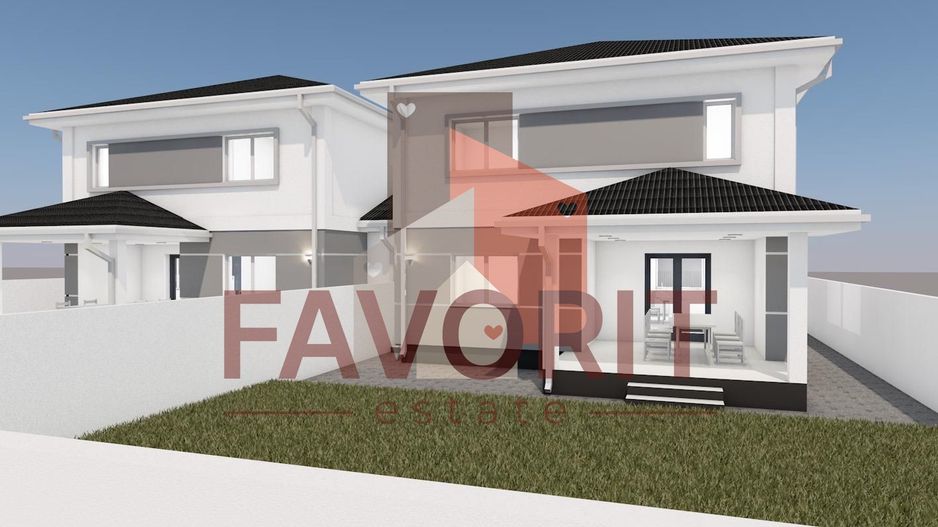 Duplex despartit prin camera tehnica. Carport. Pozitie excelenta - Poză 4