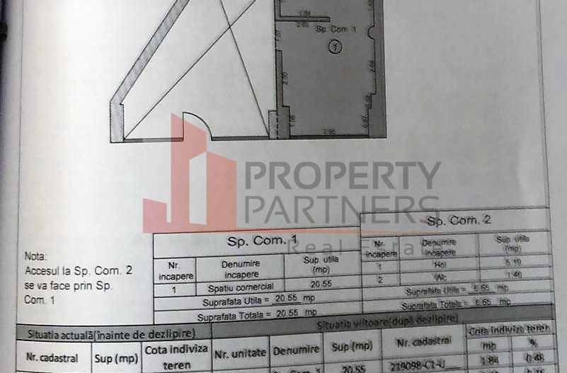 Spatiu comercial central Doamnei 5 - Schiță 5