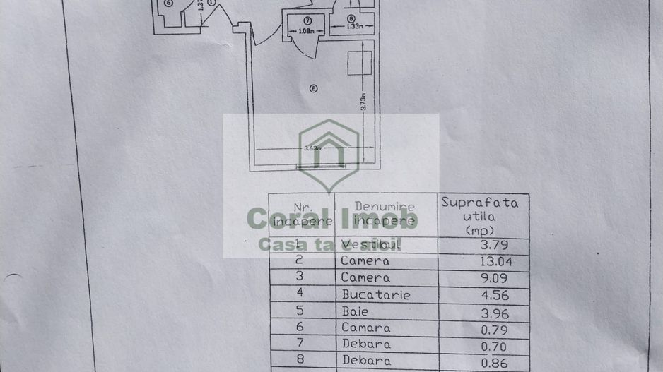 Vanzare apart. 2 camere jumatate, la pret de garsoniera, la  Dimitrov - Poză 3