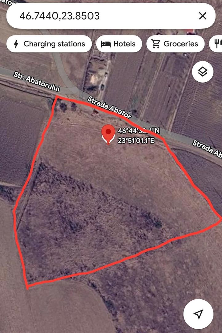 Teren Intravilan 12.500mp cu front la strada de 140m - Str Abatorului - Cojocna - Poză 1