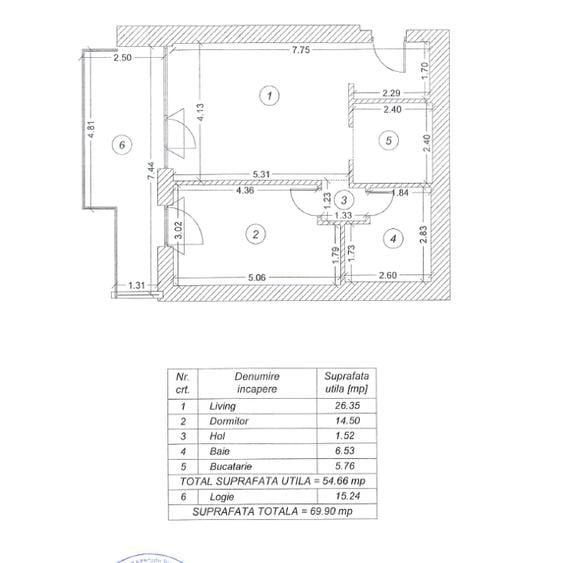 Apartament 2 camere | One Herastrau Plaza | Parcare - Poză 15