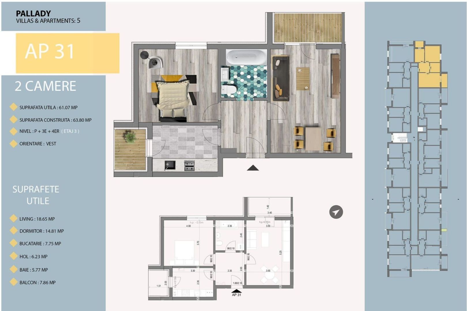 AP. 2CAM. MOBILAT-UTILAT/ IDEAL LOCUINTA-INVESTITIE. ZONA TRAPEZ! - Poză 2