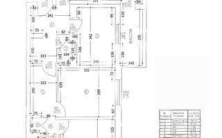 Apartament 3 camere 1 Mai/Parc - etaj 4 - Schiță 7