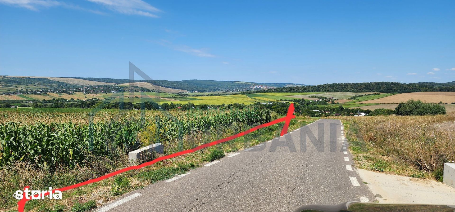 Teren 21.000 mp cu acces la asfalt și vedere panoramică, Scânteia - Poză 2