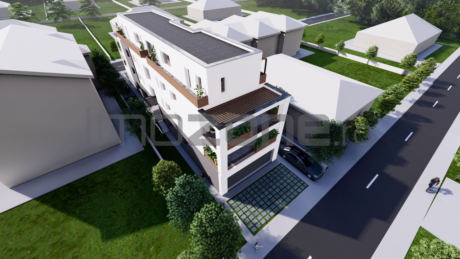 4 camere cu terasa de 22 mp, 3 bai, etaj 1/3, FINISAT MODERN,  COMISION 0% - Poză 5