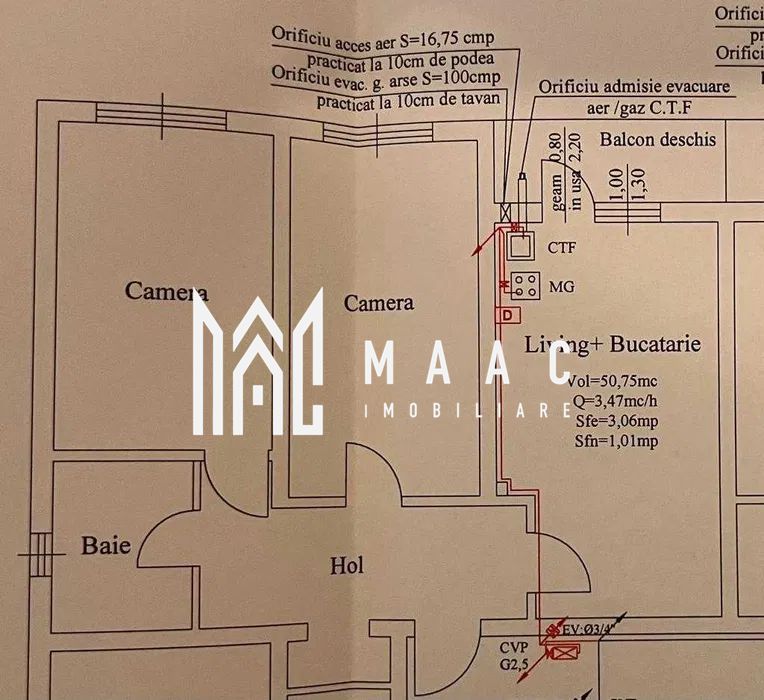 Apartament 3 camere | Parcare inclusa | Etaj 3 | Turnisor - Poză 8