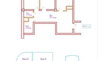 Vânzare, apartament, 2 camere, strada Cartușa, Durlești - Poză 2