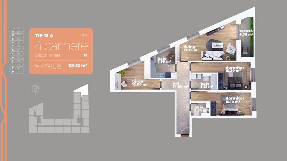 Apartament 3 camere I Titan I Dezvoltator I Metrou Titan - Poză 3