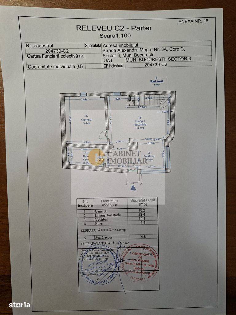 Piata Unirii - Hala Traian I P+M I 4 camere 2 bai I Terasa deschisa - Poză 19