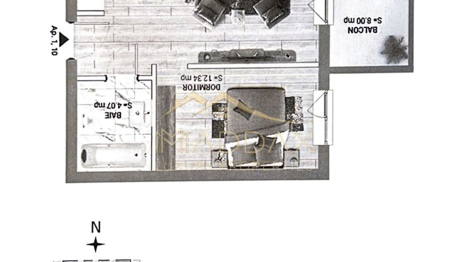 Studio Dublu *62.44mp* + Parcare // Baneasa Forest View - Schiță 35