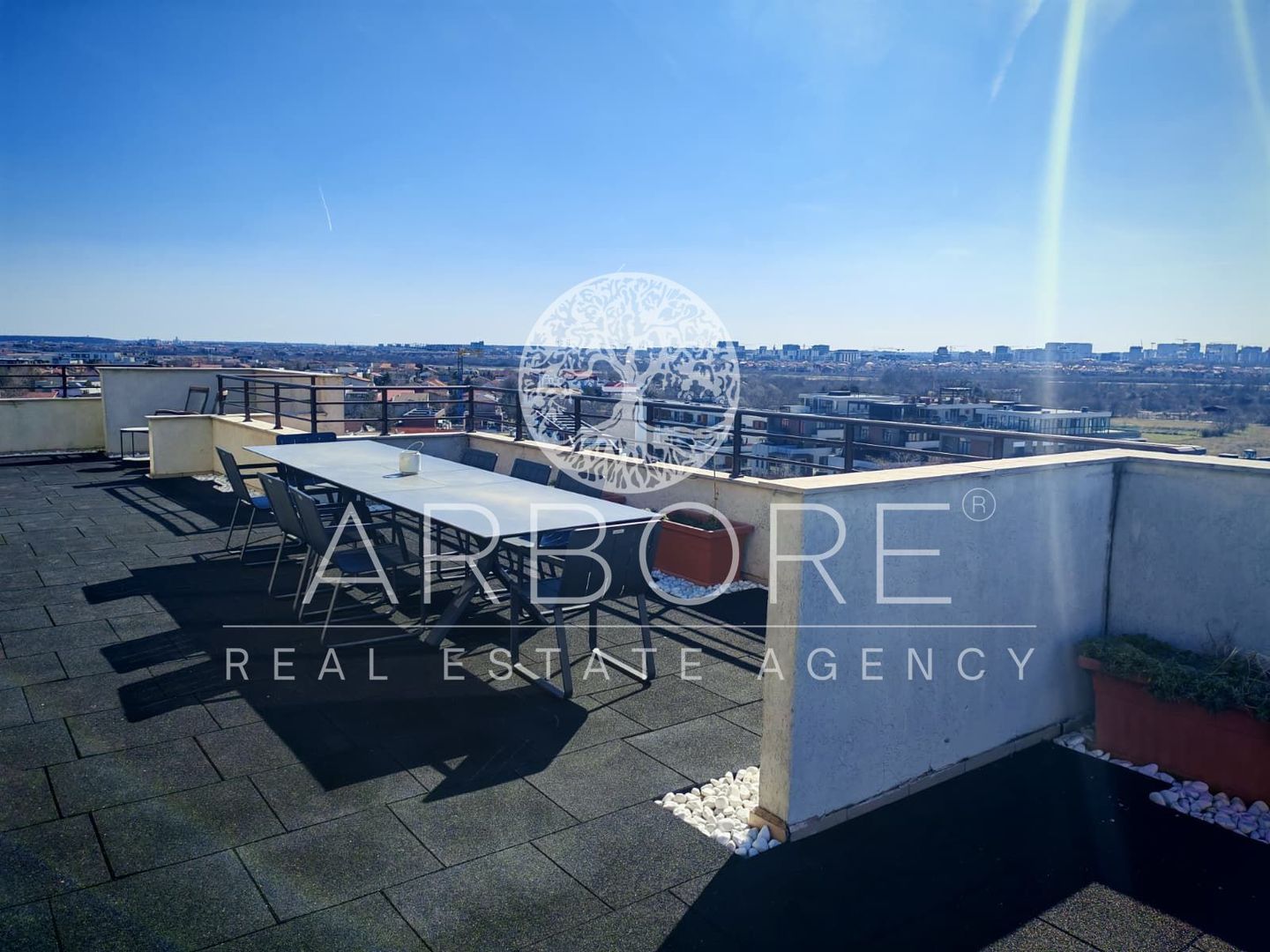 Penthouse 5 camere 250 mp lângă Ambasada SUA , zona Băneasa București - Poză 27