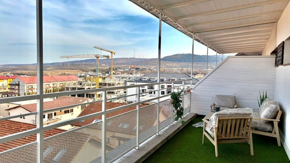 Penthouse pe 2 niveluri l 160 mp utili l terase 75 mp l parcare l B. Z - Poză 16