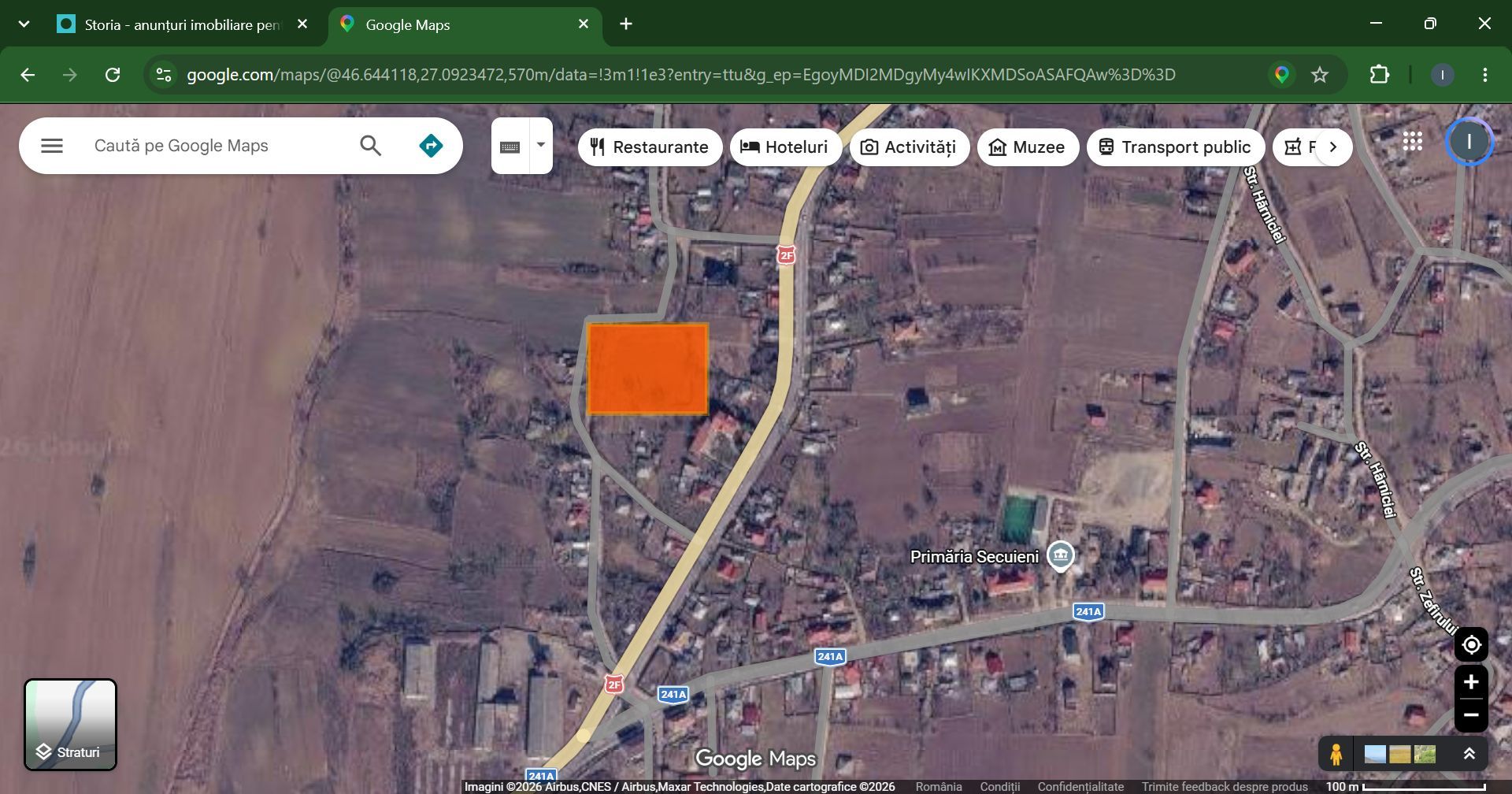 🏡 Terenuri intravilane de vânzare în Secuieni, județul Bacău - Poză 2