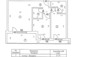 Apartament 3 camere exclusivist, terasă 20 mp, 2 locuri de parcare | Otopeni - Schiță 13