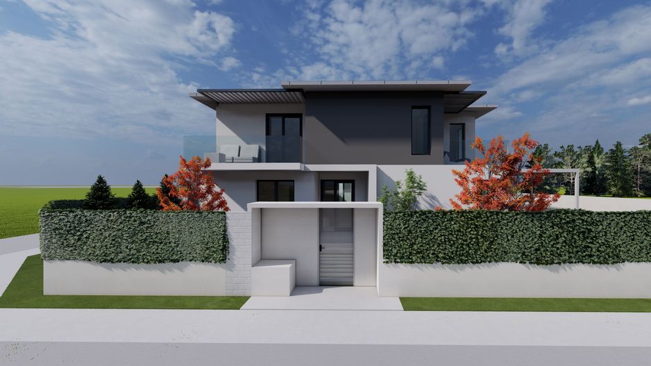 Vila proiect unic, locatie extraordinara, 4 camere, 3 terase, carport - Poză 3