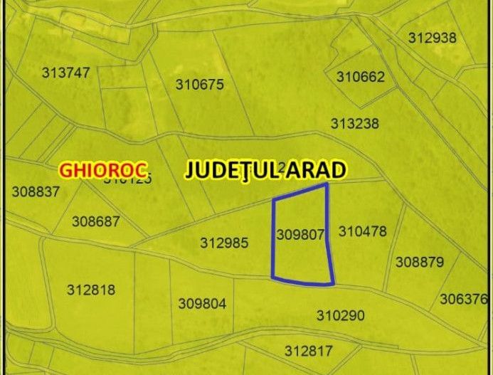 Teren extravilan, comuna Ghioroc - Poză 3