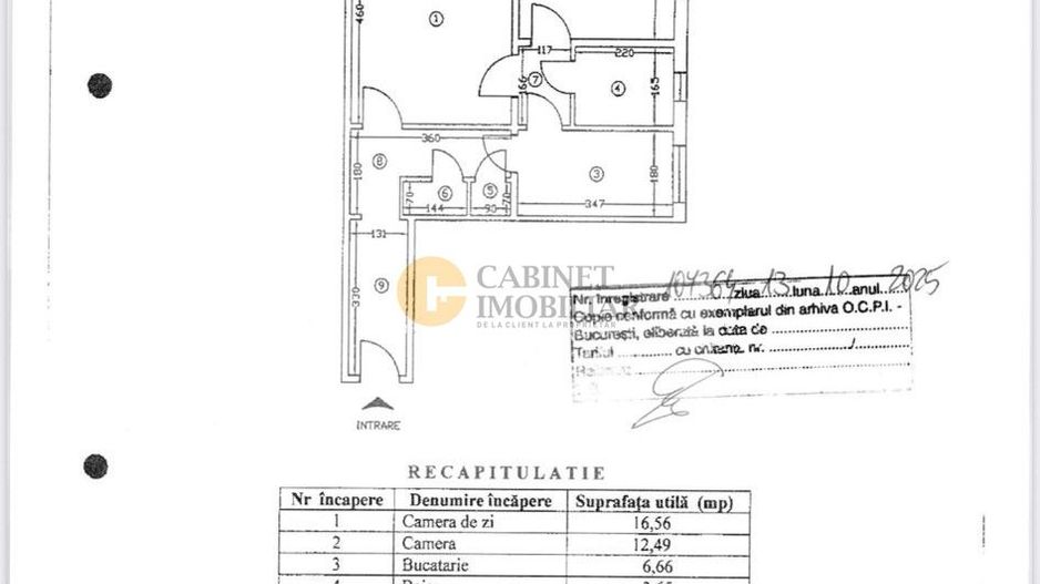 2 Camere - 55MP | Circular | Reabilitat | 2 Lifturi | M Raul Doamnei - Schiță 15