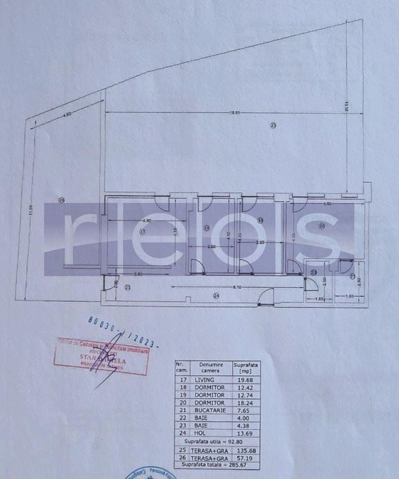 VANZARE 4 CAMERE | CURTE 117MP | TERASA 91MP | ZONA UNIRII - Poză 12