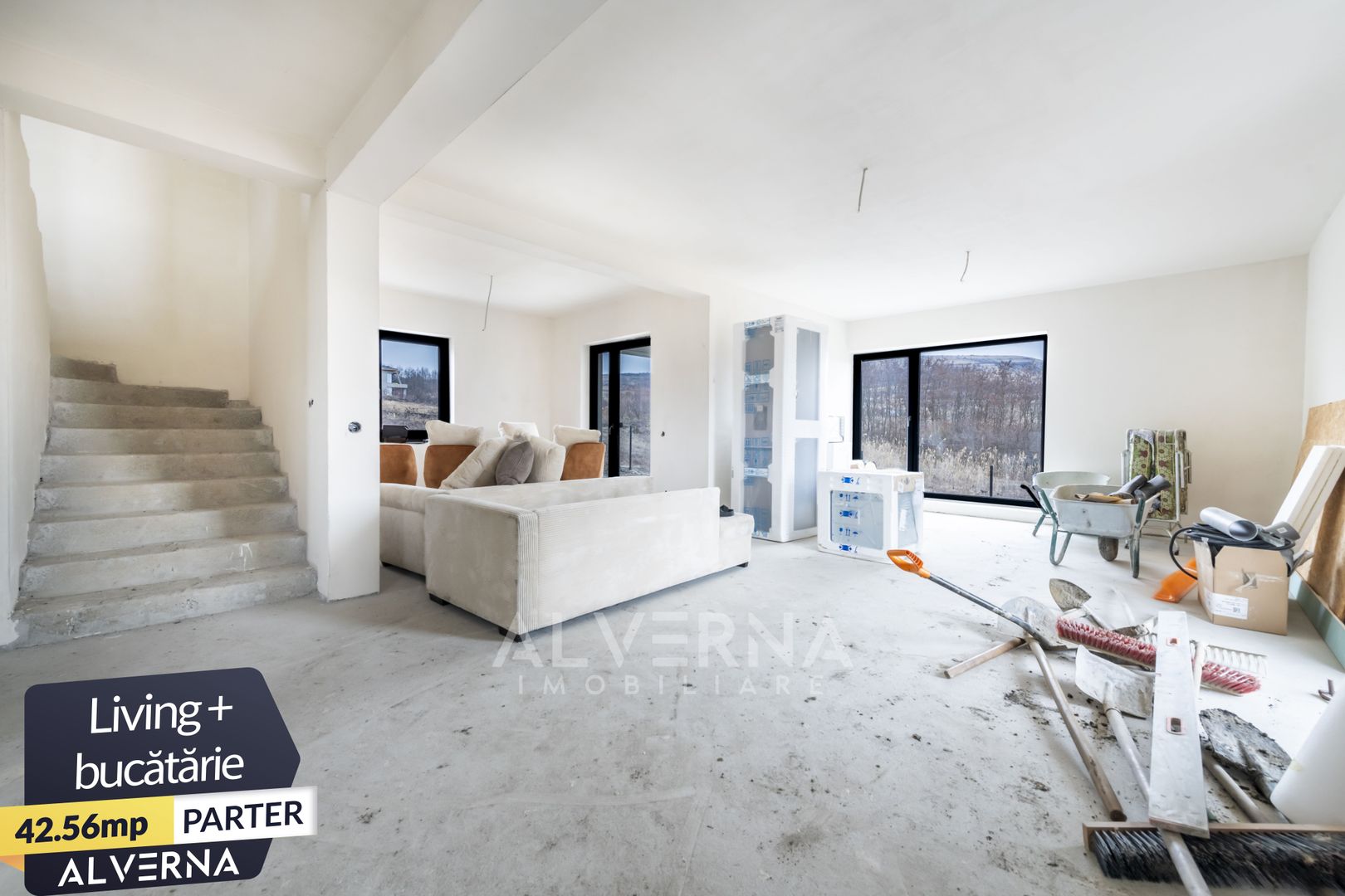 Casa individuala P+1 | 5 camere | 3 bai | 540mp teren | Chinteni - Poză 4