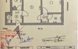 Apartament 2 camere, semidecomandat, Micro 39 A - Poză 1