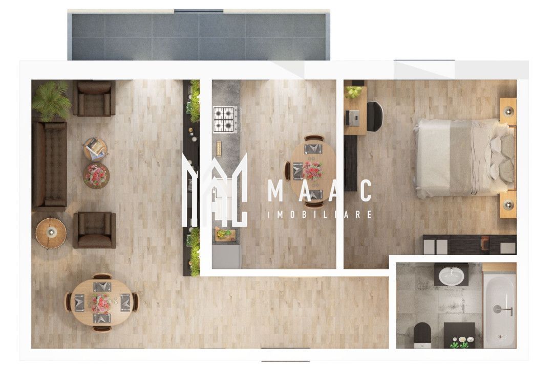 Apartament nou 2 camere 56 mp etaj 1 - Zona Rahovei/ Doamna Stanca - Poză 3