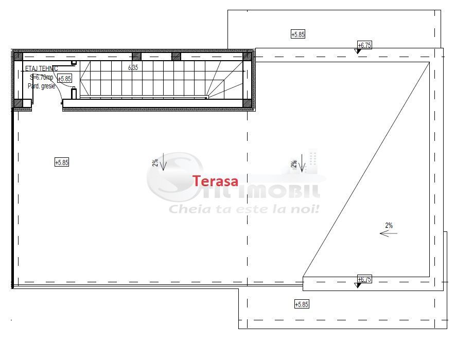Ap. 3 camere 2bai + terasa zona Rediu - Poză 12