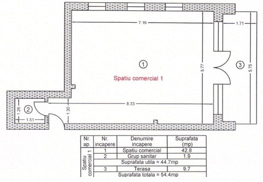 sp.com.-45mp+terasa descop-10mp+2parcari/20min metrou Berceni - Poză 5