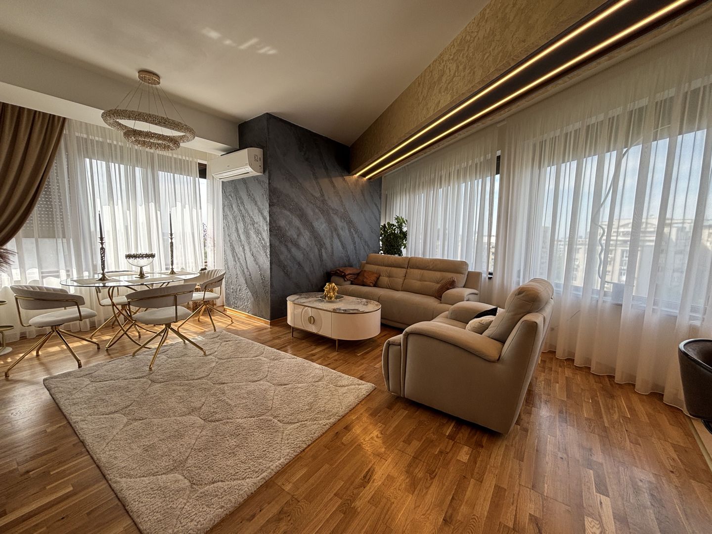 Apartament spectaculos 120 mp | Panorama către oraș | 2 Locuri Parcare - Poză 37