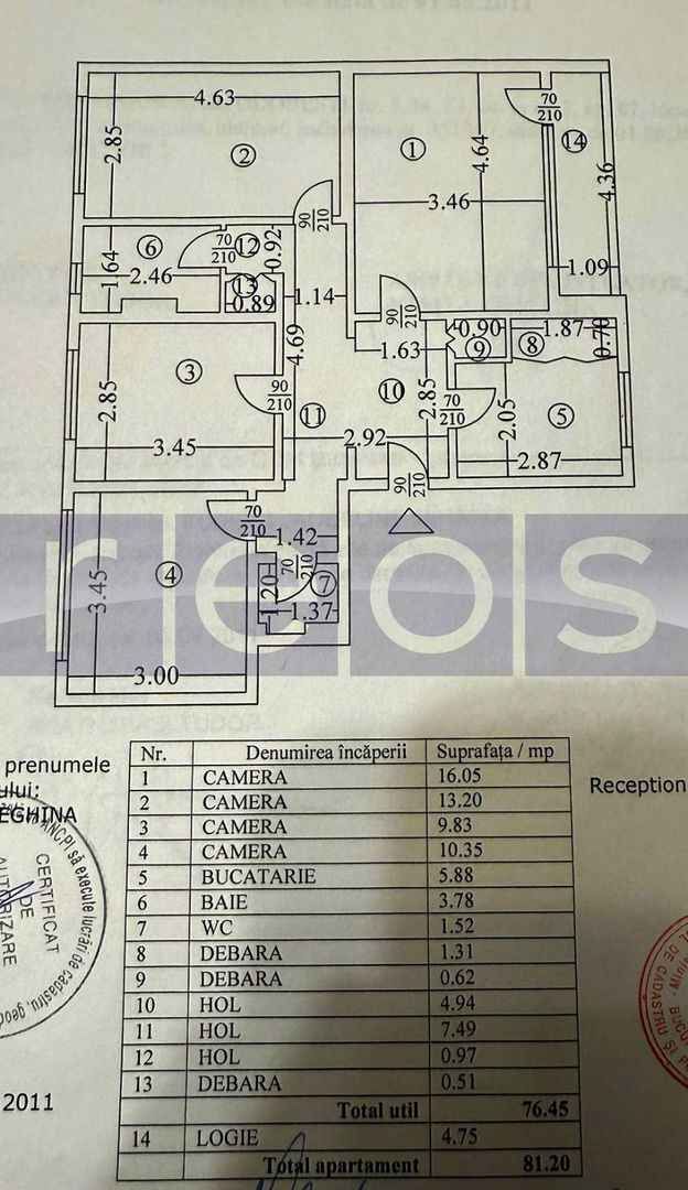 VANZARE 4 CAMERE | DECOMANDAT | ZONA LIVIU REBREANU - Poză 15