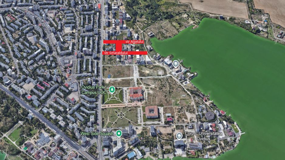 Teren intravilan 2500mp str Smaraldului - Campus Universitate Ovidius - Poză 1