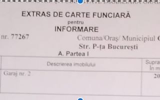Garaj cu CF, 20 mp, Piata Bucuresti.  13 500 E (neg). Comision 0 - Poză 4
