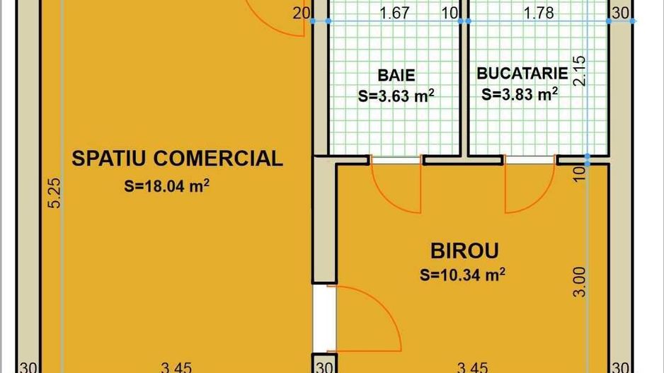 Spațiu comercial parter pretabil apartament 2 camere - Poză 1