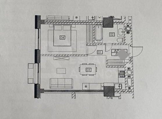 Vânzare, apartament, 1 cameră, bul. Renașterii Naționale, Râșcani - Poză 5