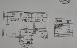 2 Camere-53MP | Decomandat | 1980 | Reabilitat | Credit | POLITEHNICA - Schiță 9