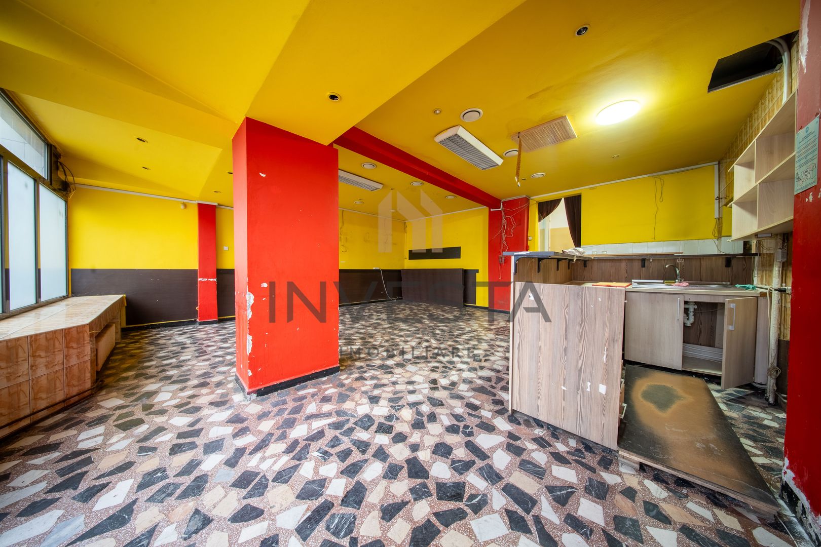 Spatiu comercial de inchiriat -  compartimentat - 125 mp – Manastur - Poză 3