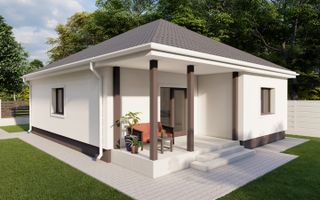 BG124-Teren cu Aut.Constr Proiect Casa parter 614 mp - Poză 9