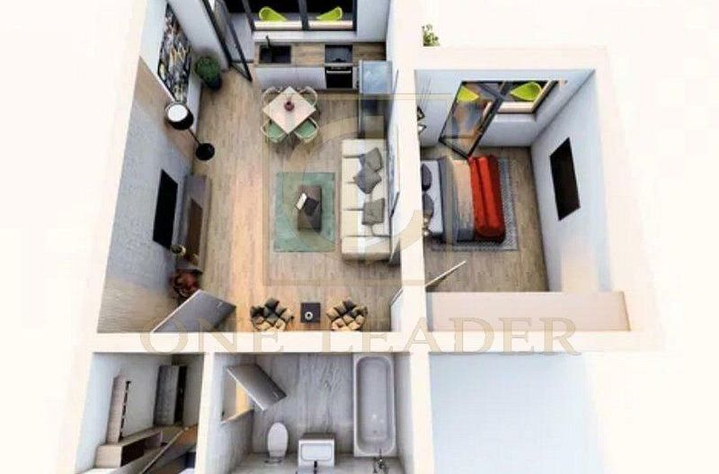 Apartament 2 Camere | Subcetate | Etaj 2 | 48 mp - Parcare - Poză 1