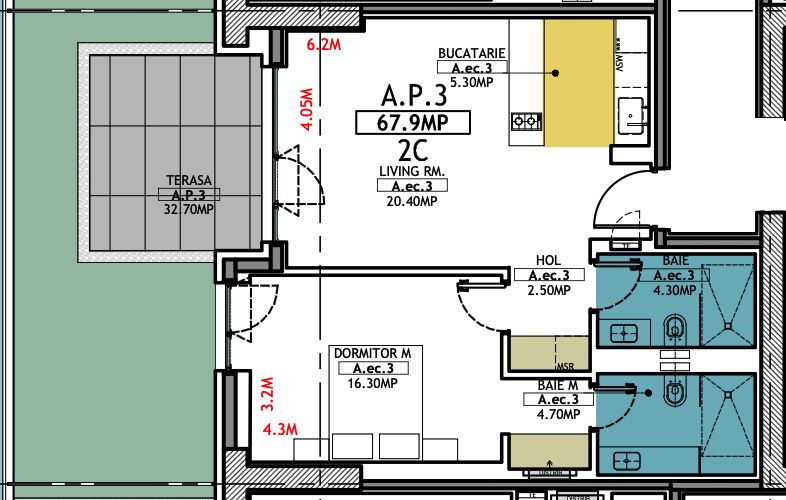 Stațiunea Mamaia - Vânzare apartament cu 2 camere cu terasa, primul rând la mare - Poză 19