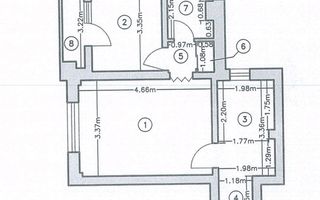 Apartament 2 camere renovat, mobilat complet, Piața Victoriei - Poză 13