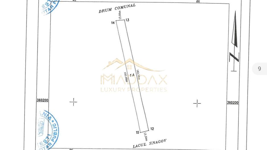 Teren intravilan ***15.000mp*** deschidere Lac Snagov 120ml // Snagov - Schiță 17