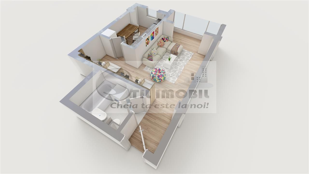 0 comision Apartament 1 camera 44mp lift Rond ERA-Valea Lupului - Poză 5