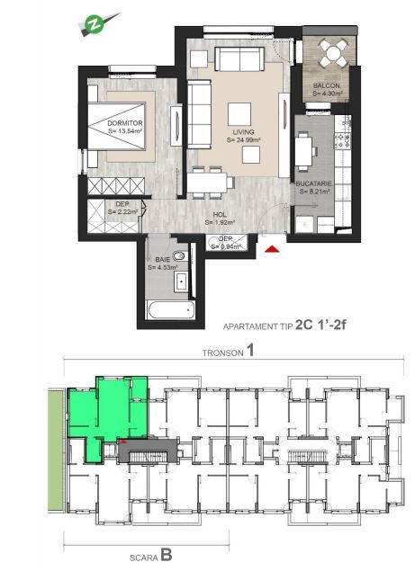 Apartament zona Noua - Comision 0% - Poză 9
