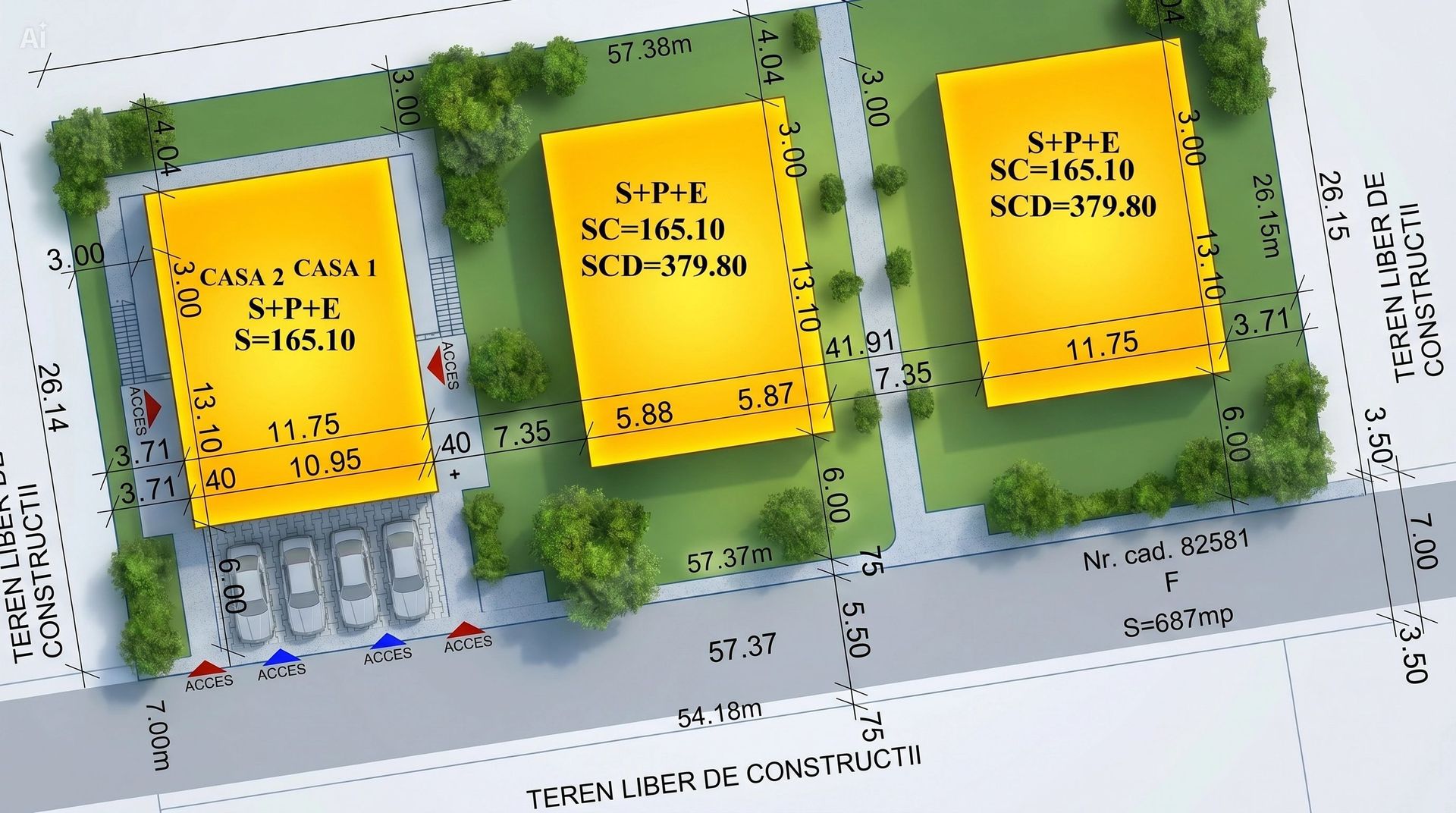 Duplex semifinisat, zona Vivo - Poză 19