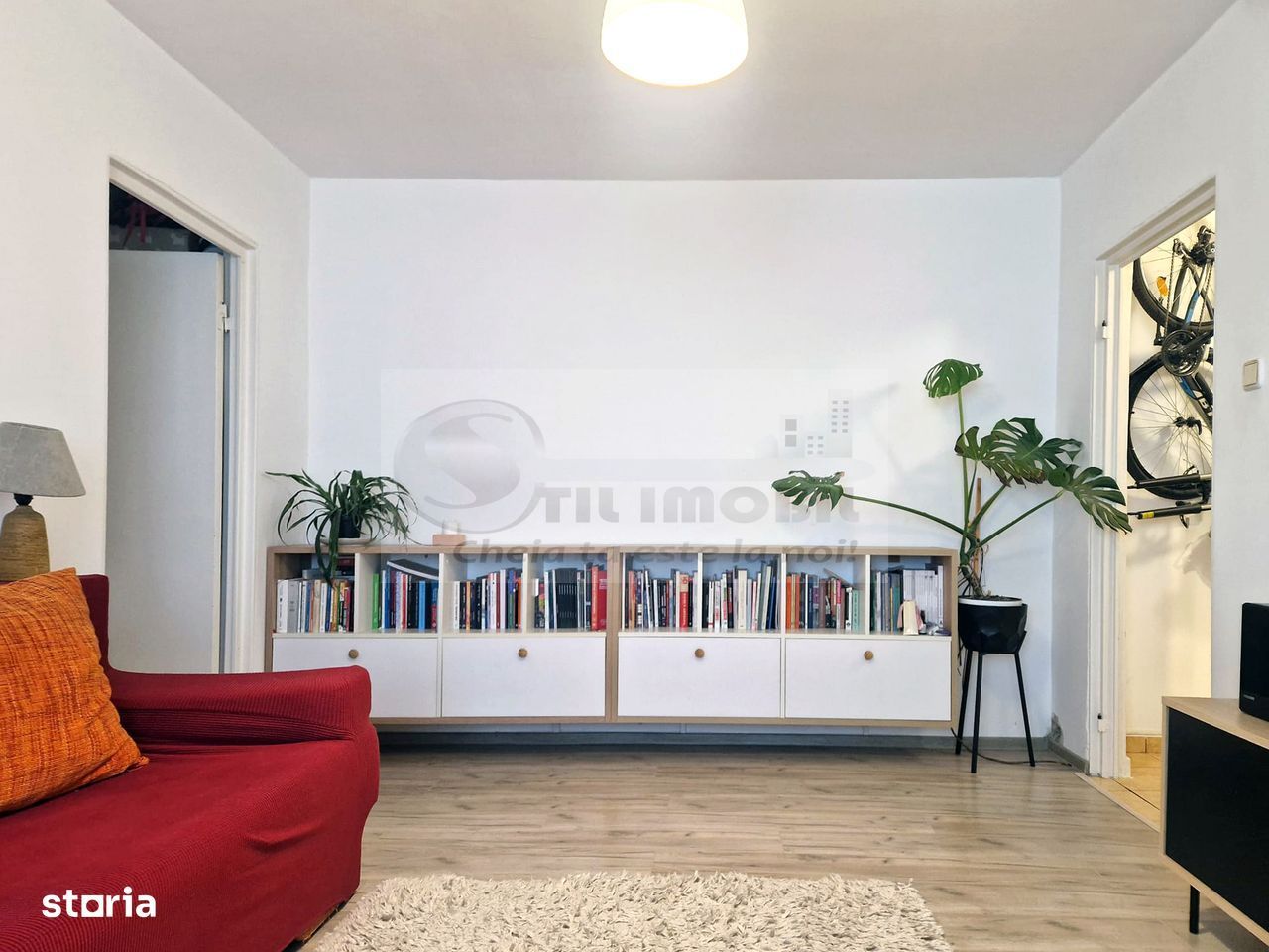 Apartament 3 camere SD, et. 2, Zimbru, mobilat și utilat 95.000 euro - Poză 3