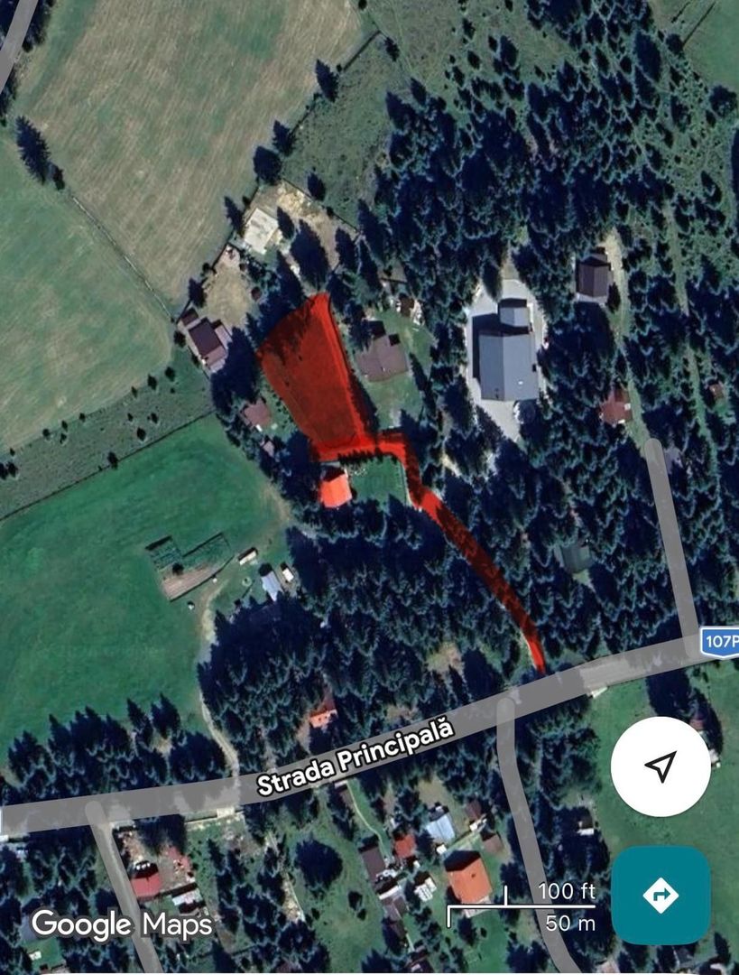 Teren 744 mp + Proiect cabana  Marisel - Poză 2