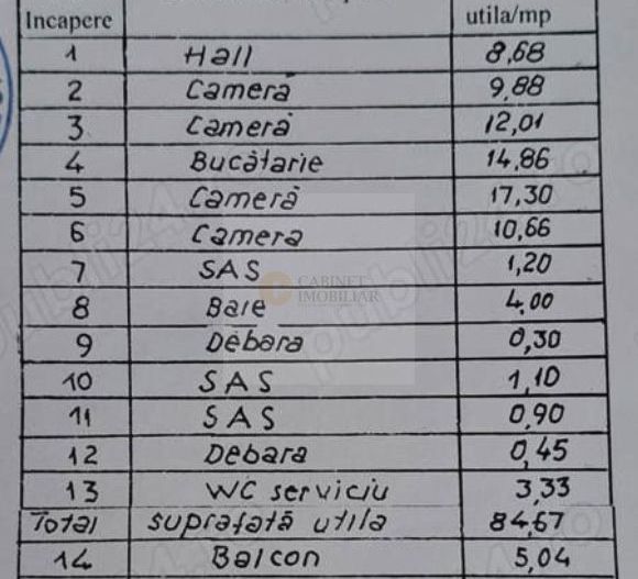 Apartament 4 camere | Decomandat | 94 mp | Bloc Reabilitat - Poză 12