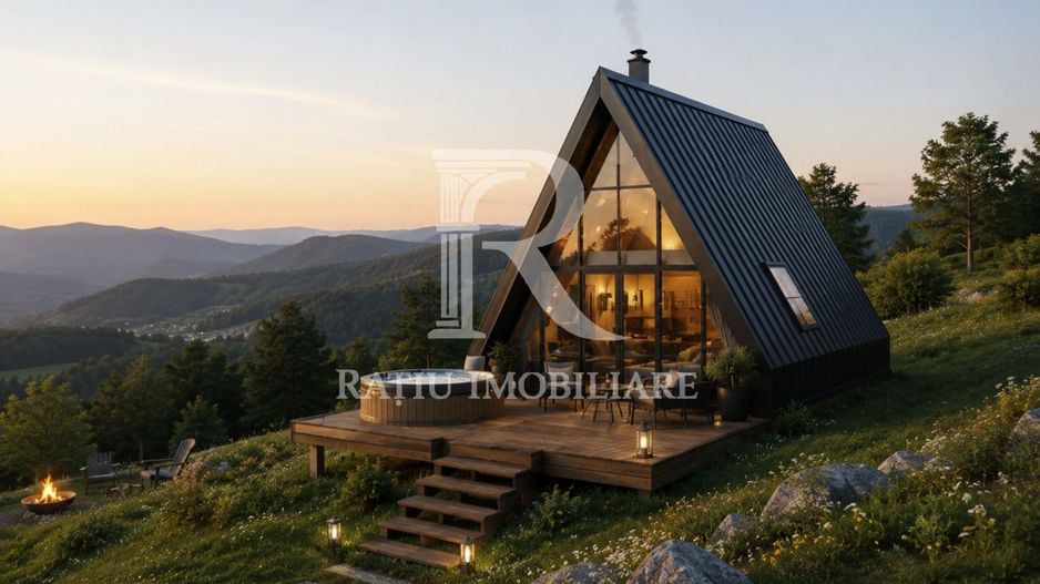 Structură A Frame modernă pentru case premium și Airbnb - 2 CAM - Poză 20