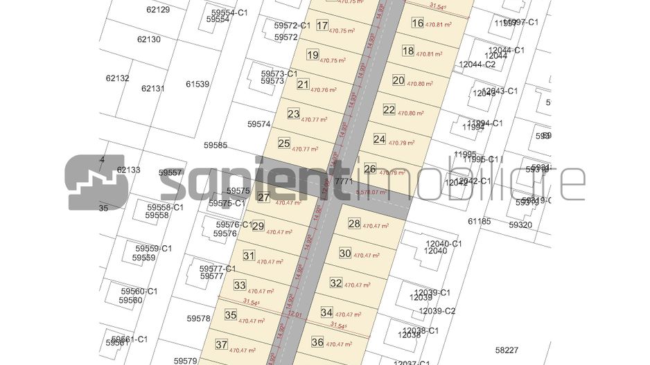 Sapient | Teren parcelabil Sântandrei - Schiță 7