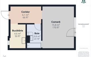 Apartament cu 1 cameră – Zona Soarelui - Timișoara - Poză 13