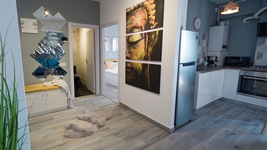 AP. 2 CAMERE UNIRII, CENTRALA PROPRIE,BUCATARIE INCHISA,MOBILAT MODERN - Poză 4